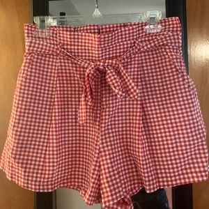 Windsor Red Gingham Shorts